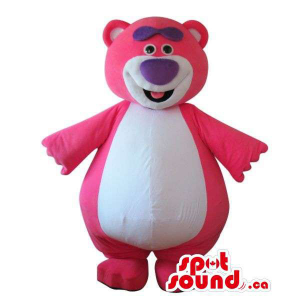 Cute Pink Teddy Bear Mascot...