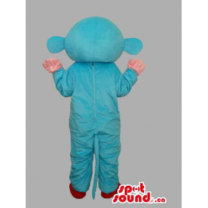 Blue Monkey Animal Mascot...