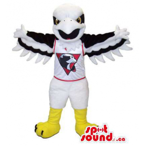 White Eagle Mascot Plush...