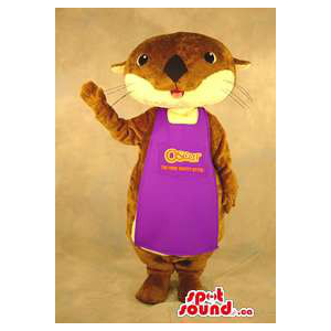 Otter Plush Mascot Dressed...