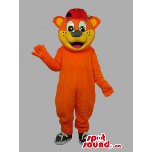 Orange And Yellow Customised Bear Forest Mascot