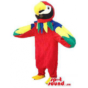 Red Parrot Exotic Mascot...