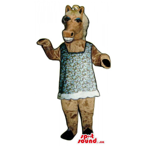 Brown Lady Horse Plush...