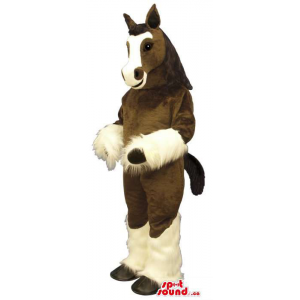 Brown And White Horse Plush...