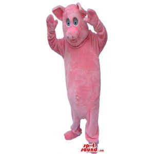 Customised Pink Pig Mascot...