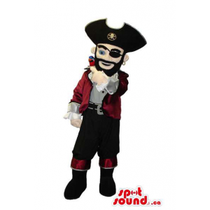 Mascote Caráter de pirata...