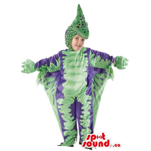 Green And Purple Dragon...