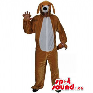 Brown Dog Adult Size Plush...