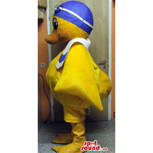Pato amarelo da mascote de...