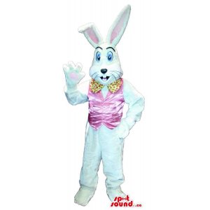 White Rabbit Mascot Plush...