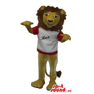 Brown Lion Plush Mascot...