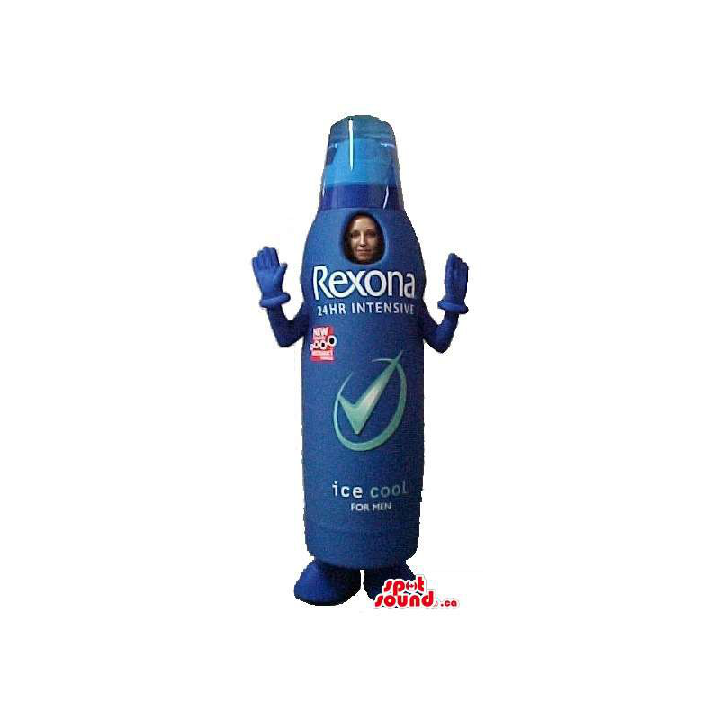 Azul Rexona Desodorante Adulto Tamanho Plush Costume Ou Mascot - SpotSound  Mascotes no Canadá / mascote US / mascote América Lat Cortar L (175-180CM)