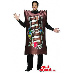 Real-Looking Large M&M'S Chocolate Bag Adult Size Costume Or Mascot