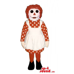 Branco Puppet Lady Mascot...