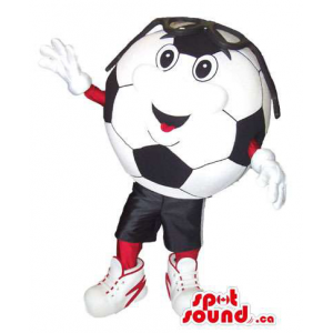 Soccer Ball Plush Mascot...