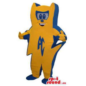 Orange And Blue Mascot...