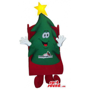 Cute Christmas Tree Mascot...