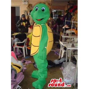 Mascota Tortuga Verde Con...