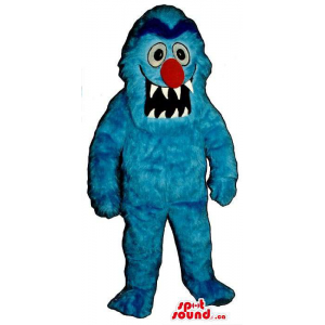 Blue Monster mascote de...