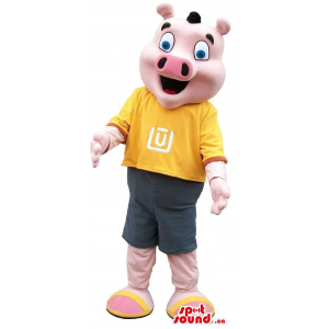 Customised Pig Plush Mascot...