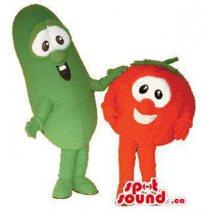 Red Tomato And A Green...