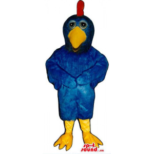 Mascota Pájaro Azul De...