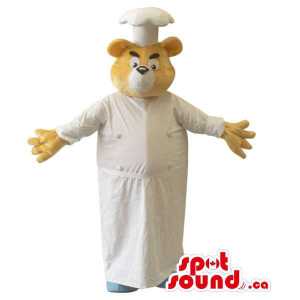 Yellow Bear Plush Mascot...