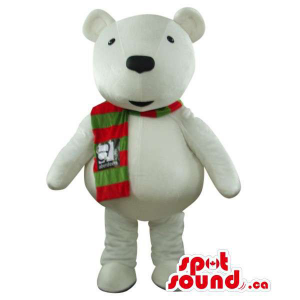 White Bear Plush Mascot...