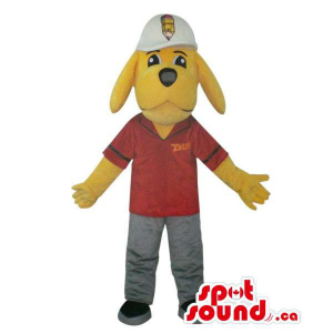 Yellow Dog mascote de...
