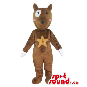 Fairy-Tale Brown Dog Plush...