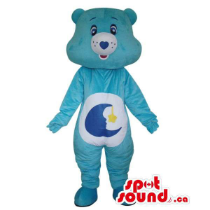 Blue Care Bear Cartoon...