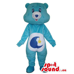 Care Bear azul mascote dos...