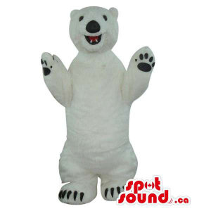 Cute All White Polar Bear...