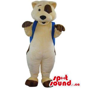 Beige Bear Plush Mascot...