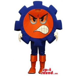 Cartoon Angry Flashy Red...