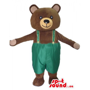 Traje bonito de Brown Teddy...