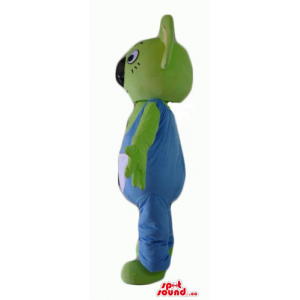 Green Koala bear in blue...