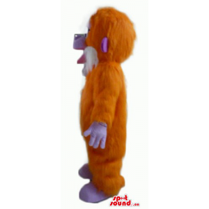 Purple and orange Monkey...