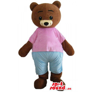 Brown Teddy Bear Mascot...
