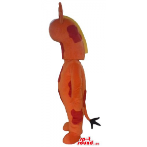 Red and orange giraffe...