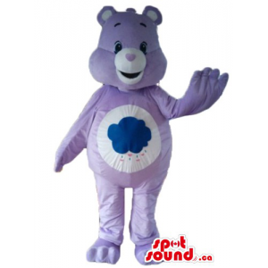 Happy purple blue Teddy...