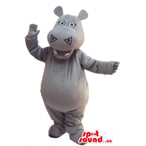 Big grey Hippo cartoon...