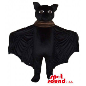 Black bat cartoon character...