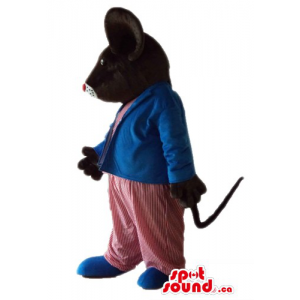 Fashion kangaroo in a blue...