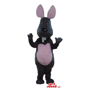 Cute mouse with pink ears cartoon character Mascot costume - Mouse mascot - MASCAD6956 - SpotSound.ca