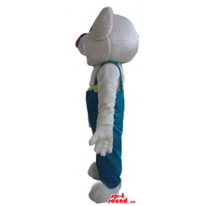 Peppa Pig na veste desenhos animados da mascote do personagem traje  vermelho - SpotSound Mascotes no Canadá / mascote US / masco Cortar L  (175-180CM)