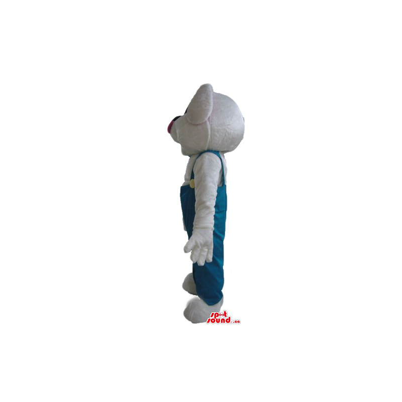 Cochinillo rosado en azul pantalones de personaje de dibujos animados de la  mascota del traje - SpotSound Mascotas en Canadá / E Tamaño L (175-180 CM)
