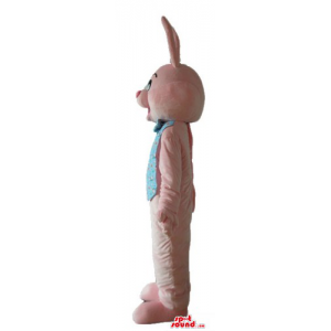 PInk rabbit bunny in blue...