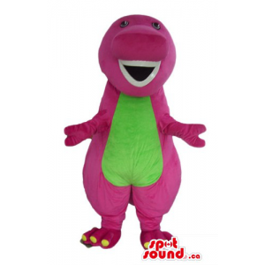 Barney the dinosaur cartoon...