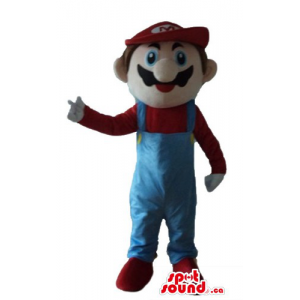 Super Mario cartoon character Mascot costume fancy dress